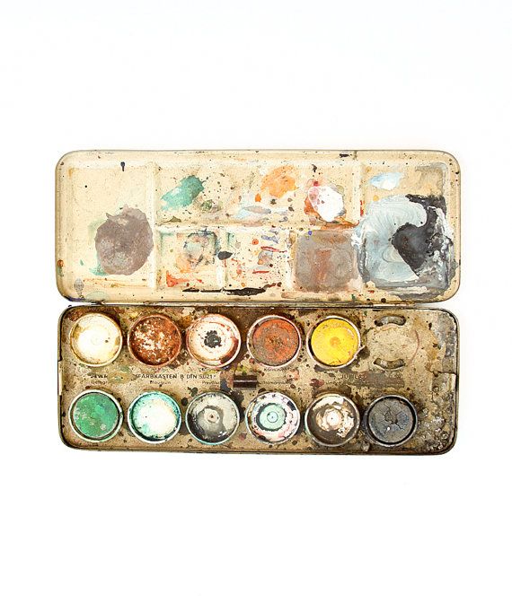 570x672 Vintage Watercolors Watercolor, German And Art Supplies