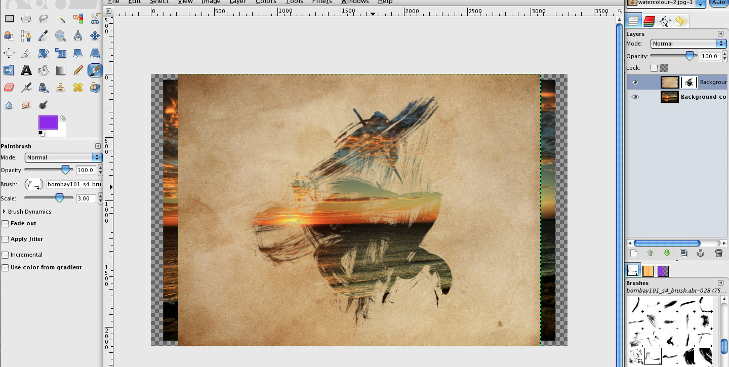 1440x725 Making A Watercolour Paint Photograph In Gimp Scott