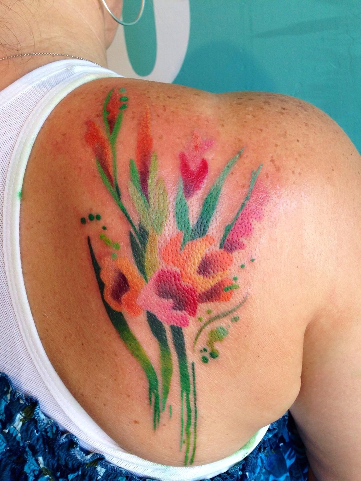 1200x1600 Watercolor Tattoo Gladiolus Tattoos Watercolour