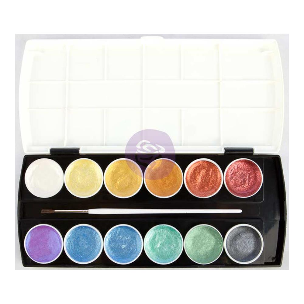 1000x1000 Prima Metallic Accents Semi Watercolor Paint Set