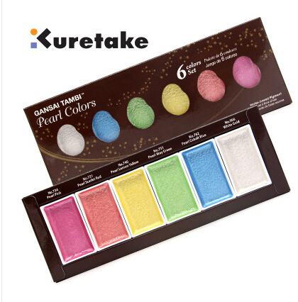 420x426 Zig Kuretake 2018 New Gansai Tambi Pearl Colors Watercolor Paints