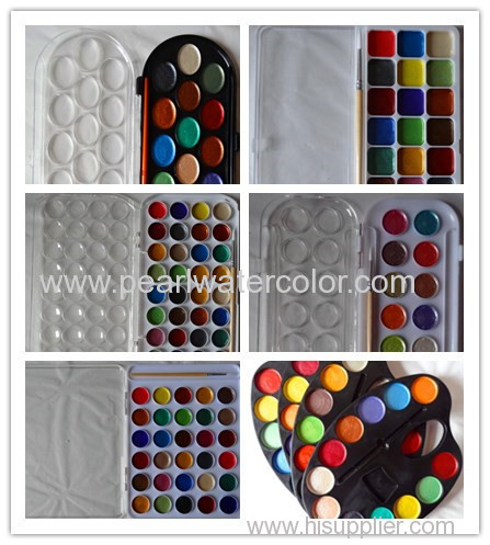 447x497 Diameter 28mm Glitter Watercolor Paints Palette Cakes From China