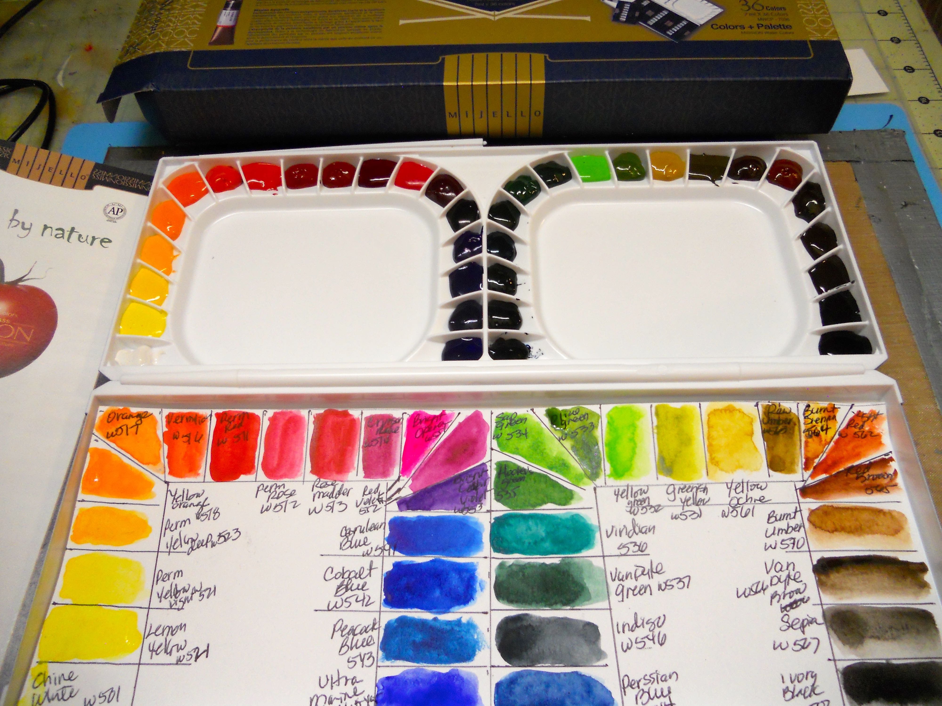 4000x3000 Mission Gold Watercolor Set