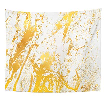 425x425 Tompop Tapestry Paint Golden Abstract Marble