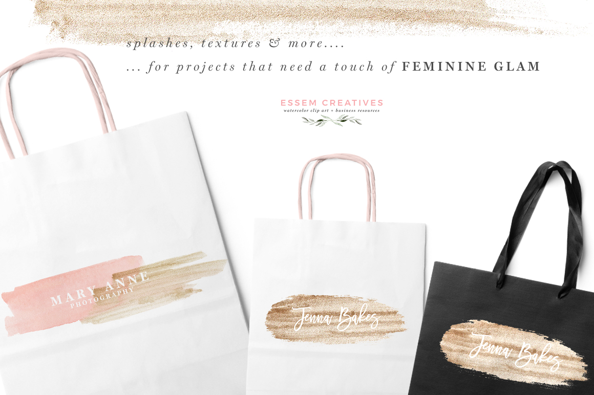 1160x772 Blush Pink And Gold Watercolor Textures For Wedding Invitations Amp More