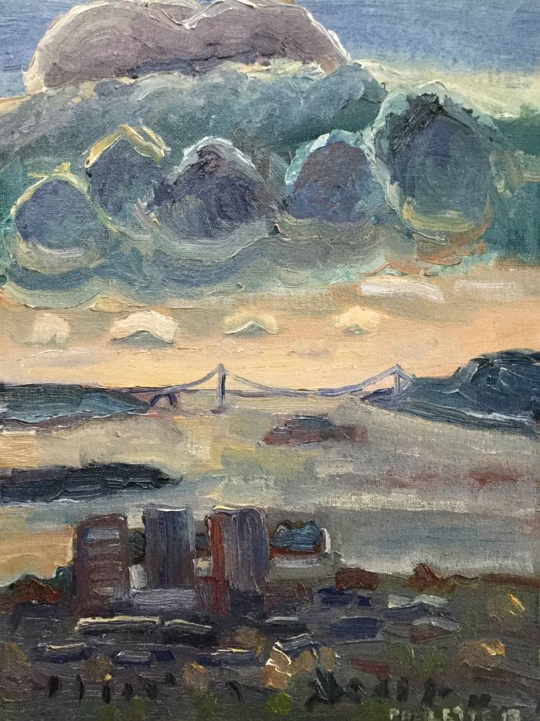 770x1027 Saatchi Art Golden Gate Bridge 3000 Painting By Paulette Nichols