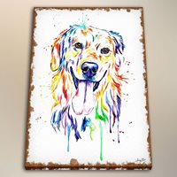 200x200 Modern Wall Decor Art Canvas Hd Print Golden Retriever