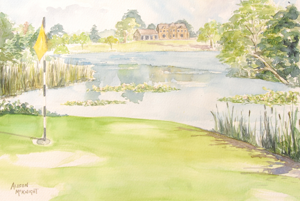 600x402 Malone Golf Club Watercolour