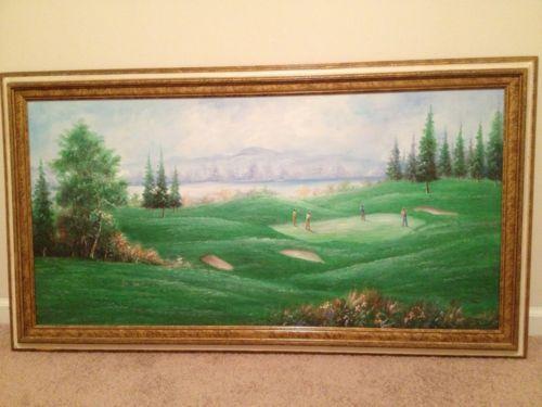 500x375 Golf Painting Ebay