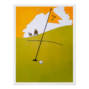 307x307 Golf Watercolor Art Amp Wall Zazzle