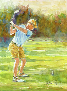 220x300 Golf Watercolor Paintings Fine Art America
