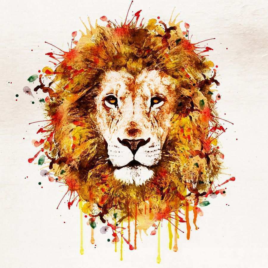 900x900 Lion Painting Elegant Abstract Watercolor Lion Google Search