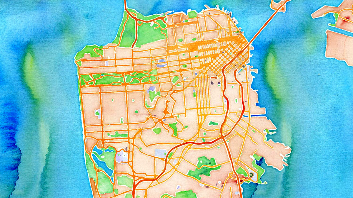 1200x675 Gorgeous Interactive Watercolor Map Is Computer Generated