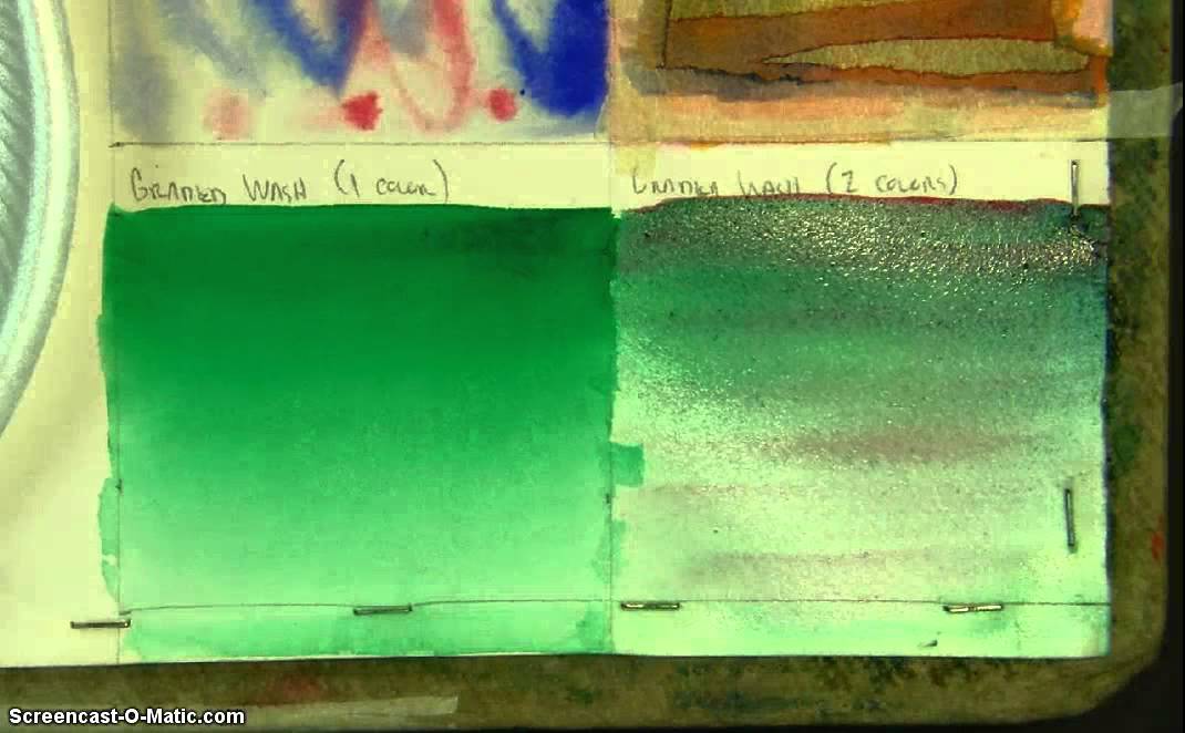 1070x662 Watercolor Techniques East Campus Graded Wash (Two Colors)