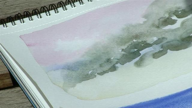 640x360 Watercolour Painting Graded Wash Gtgt Maggy Pishneshin Teaching