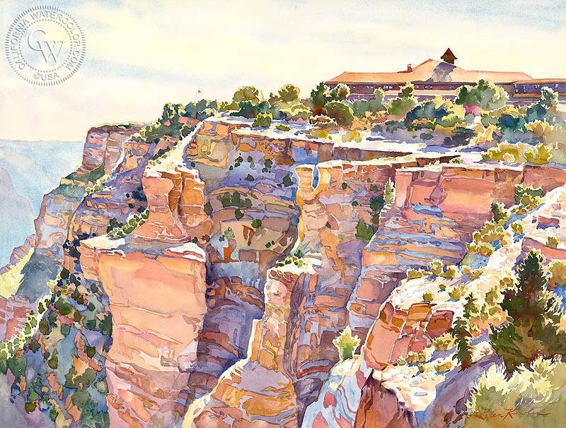 800x606 El Tovar, Grand Canyon National Park, Art By Glen Knowles