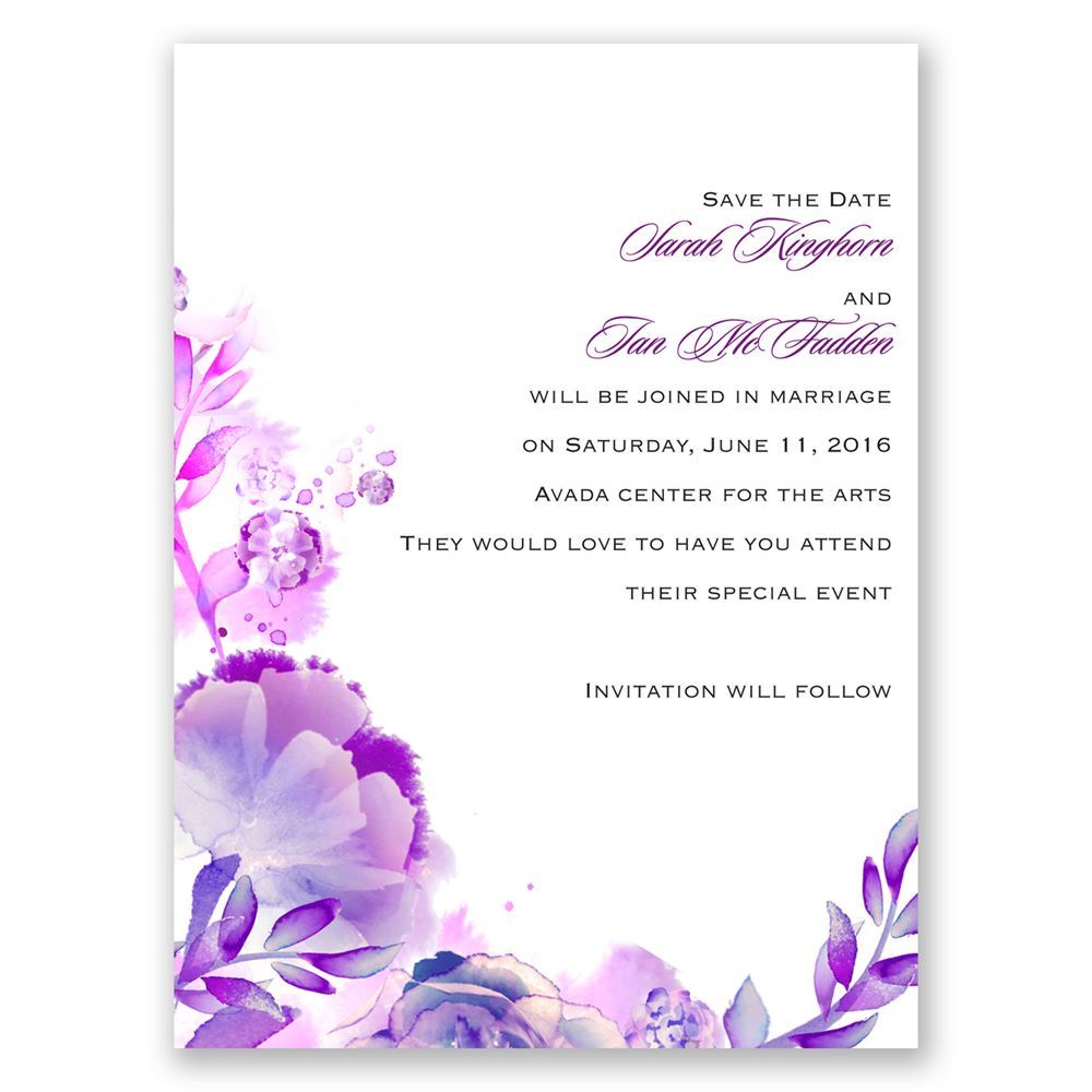 1000x1000 Watercolor Dream Save The Date Card Invitations By Dawn
