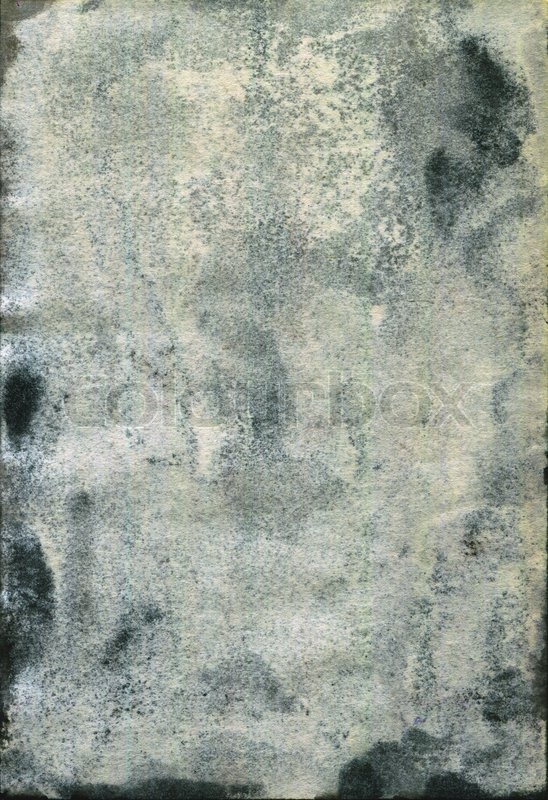 548x800 Damaged And Moldy Old Watercolor Paper. Scanned With The High