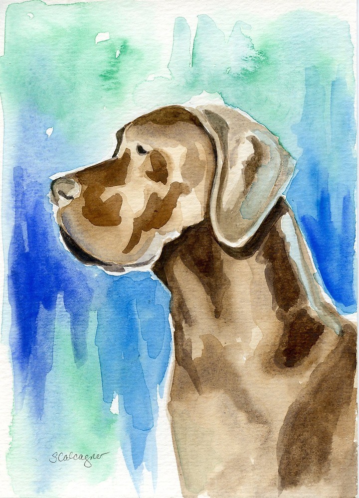720x1000 Great Dane Watercolor By Clarityart Redbubble