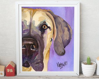340x270 Great Dane Art Etsy