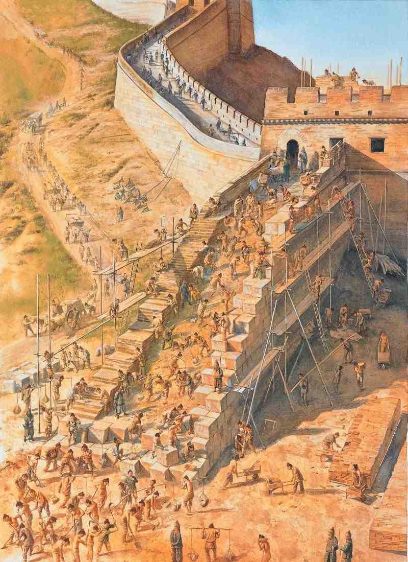 800x1100 Great Wall Construction How Was The Great Wall Built What Kind