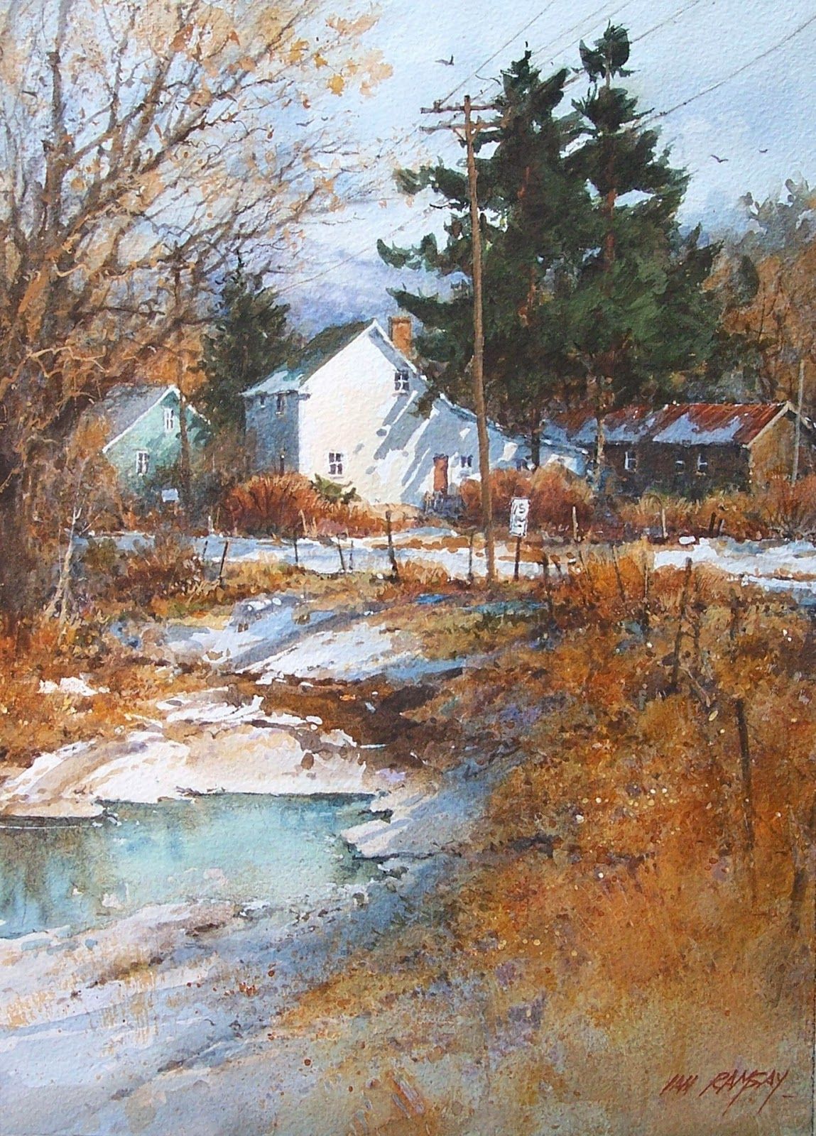 1149x1600 Great Watercolors! Rural, Urban, Coastal... Ian Ramsey