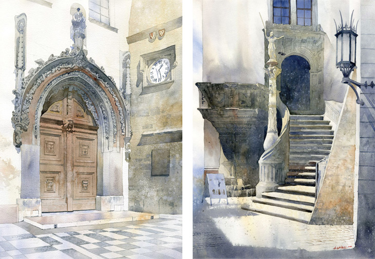 730x505 Watercolors By Grzegorz