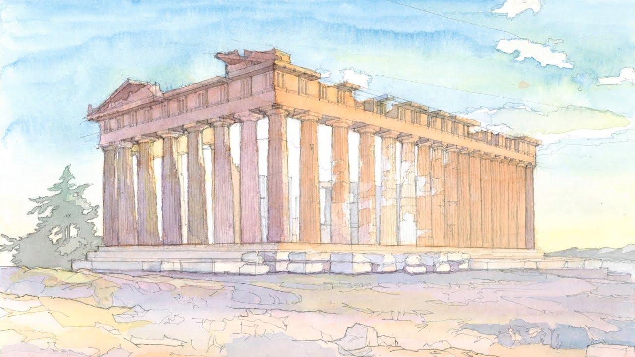 1280x720 Monuments In Watercolor Ep