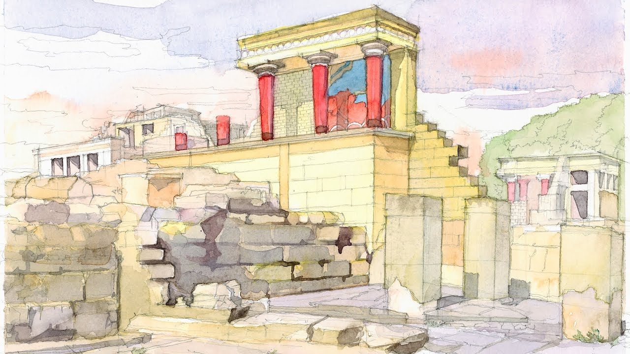 1280x720 Monuments In Watercolor Ep