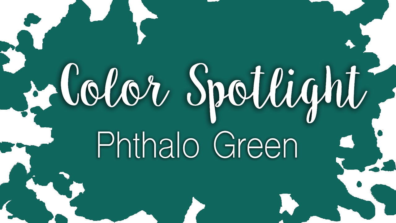 1280x720 Color Spotlight Phthalo Green Watercolor Color Profile