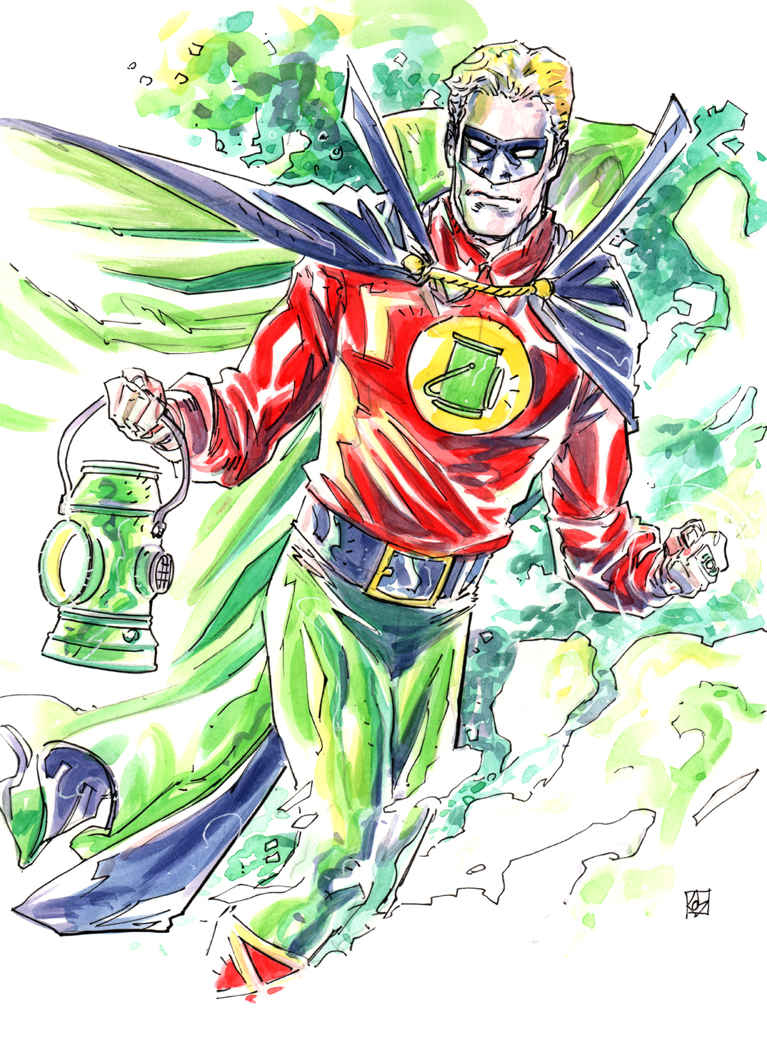 1100x1496 Alan Scott, The Golden Age Green Lantern Dean Kotz