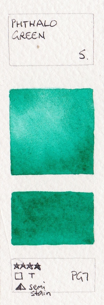 359x1046 Green Watercolour Swatches