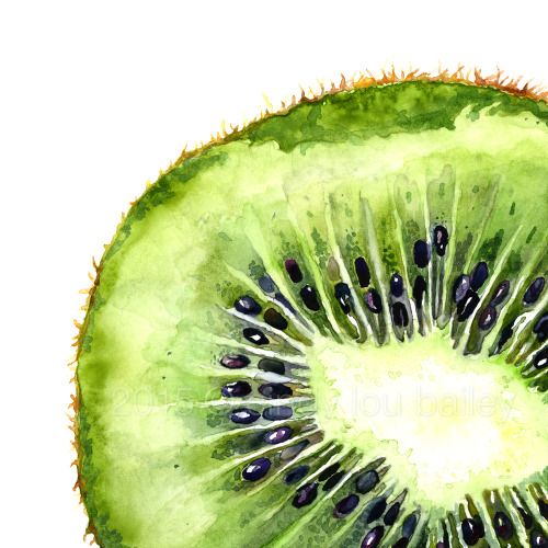 500x500 Love This Kiwi Watercolor Design Kiwi, Watercolor