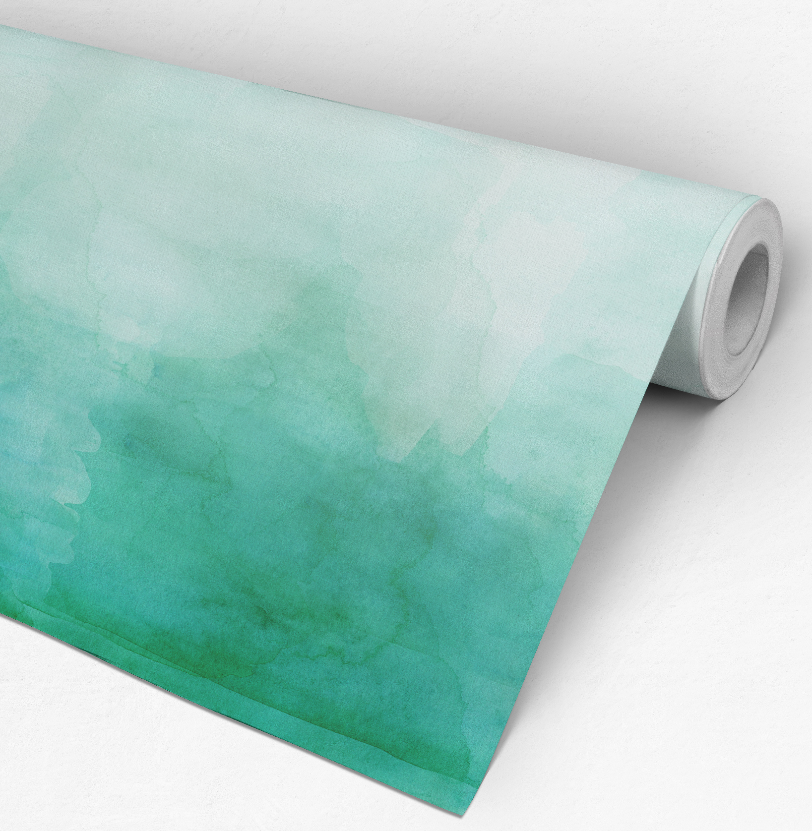 1637x1676 Green Ombre Watercolor Wallpaper