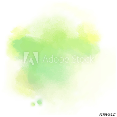 500x500 Yellow Green Watercolor Splash Vector Painted Water Color