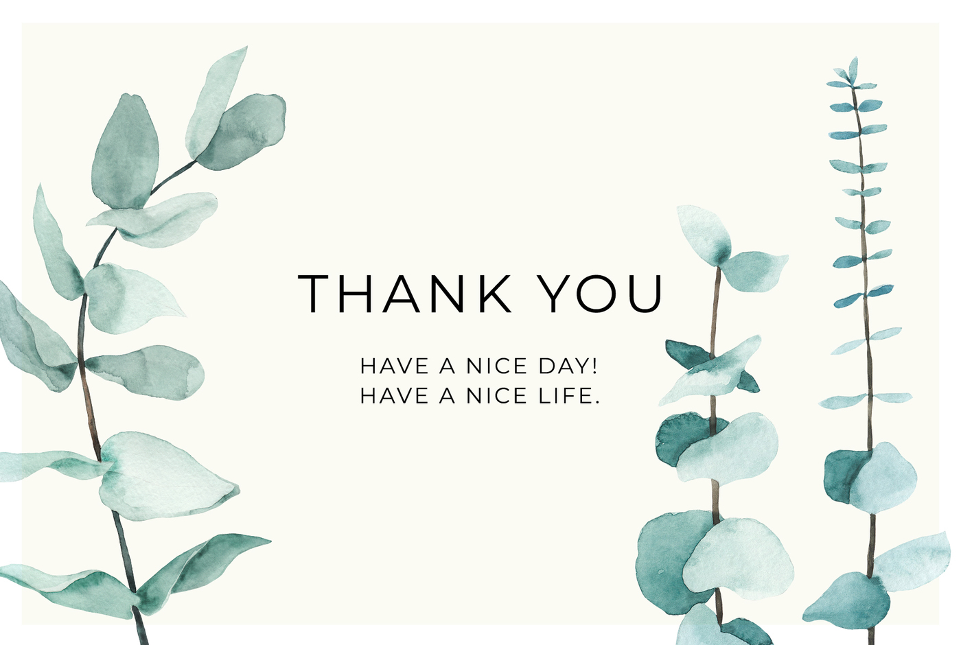 1400x940 Trendy Greenery Watercolor Amp Line Art By Lana Elanor