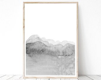 340x270 Grey Watercolor Etsy