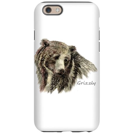 460x460 Watercolor Grizzly Bear Ani Iphone 66s Tough Case By Admin Cp18689551