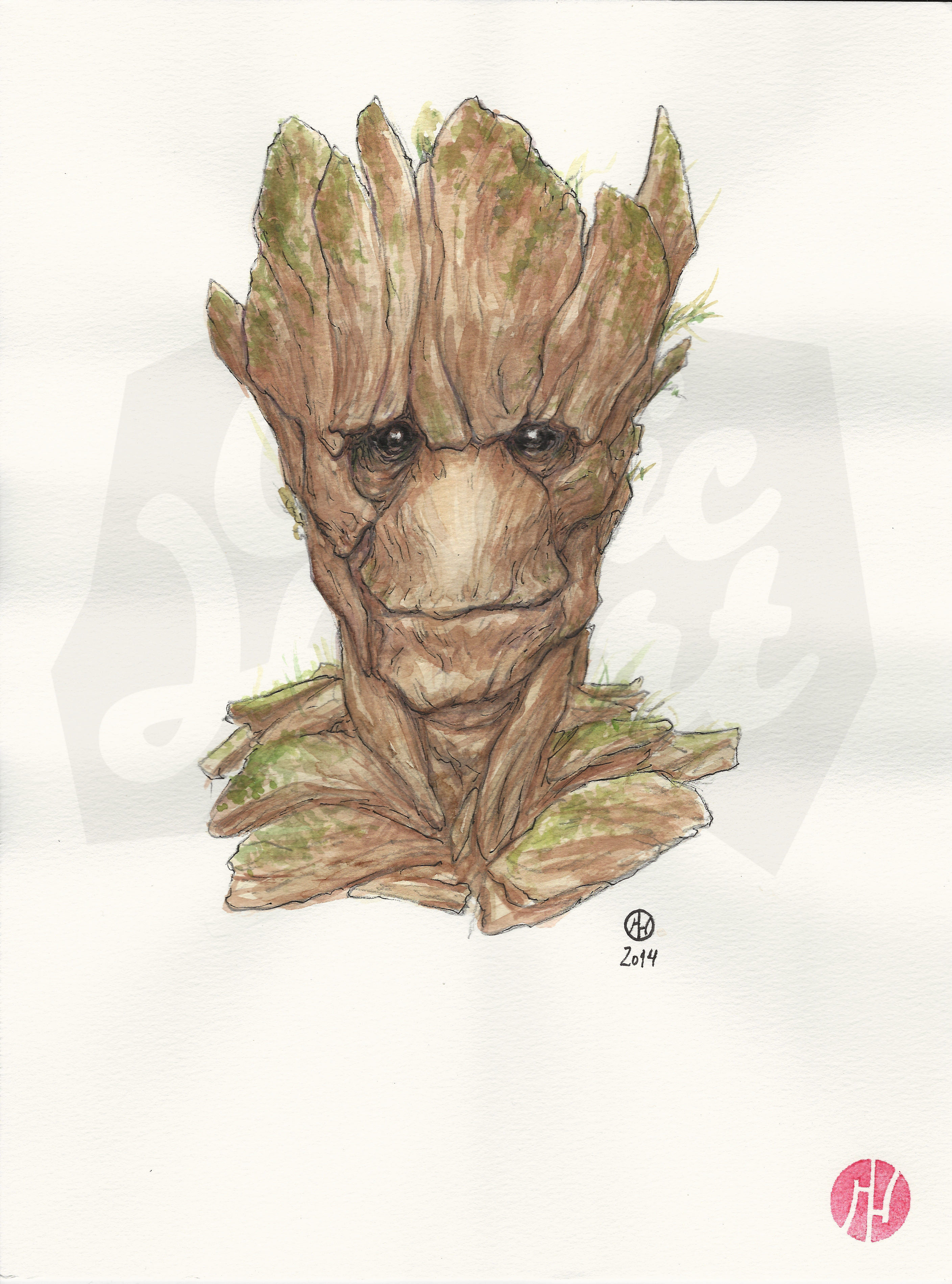 2817x3798 Groot Watercolor
