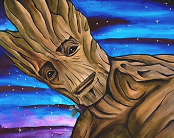 340x270 Watercolor Groot Etsy