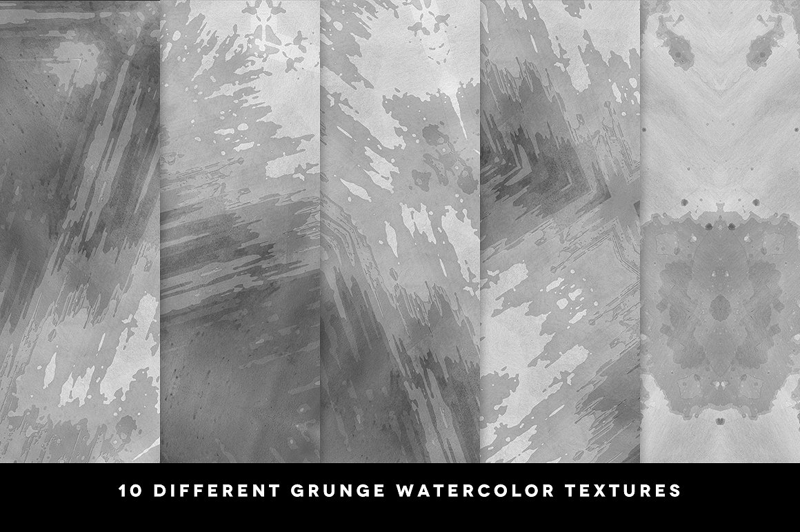 1160x772 Grunge Watercolor Textures Bundle