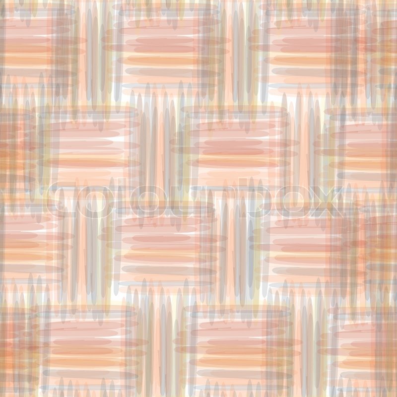 800x800 Seamless Geometric Pattern With Grunge Watercolor Stripes Stock