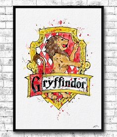 Gryffindor Watercolor