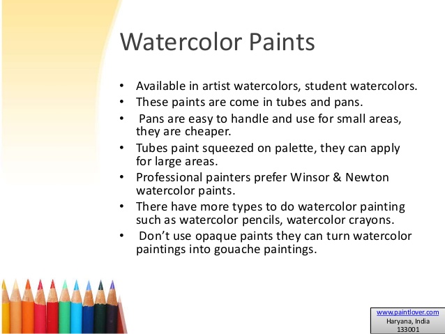 638x479 How To Prepare For Watercolor Painting