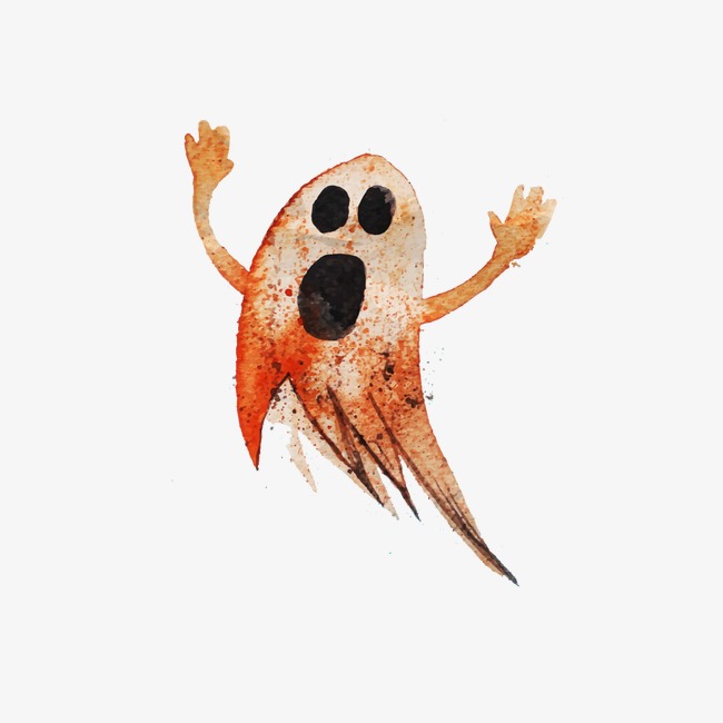 650x650 Halloween Ghost, Halloween Clipart, Halloween, Watercolor Png
