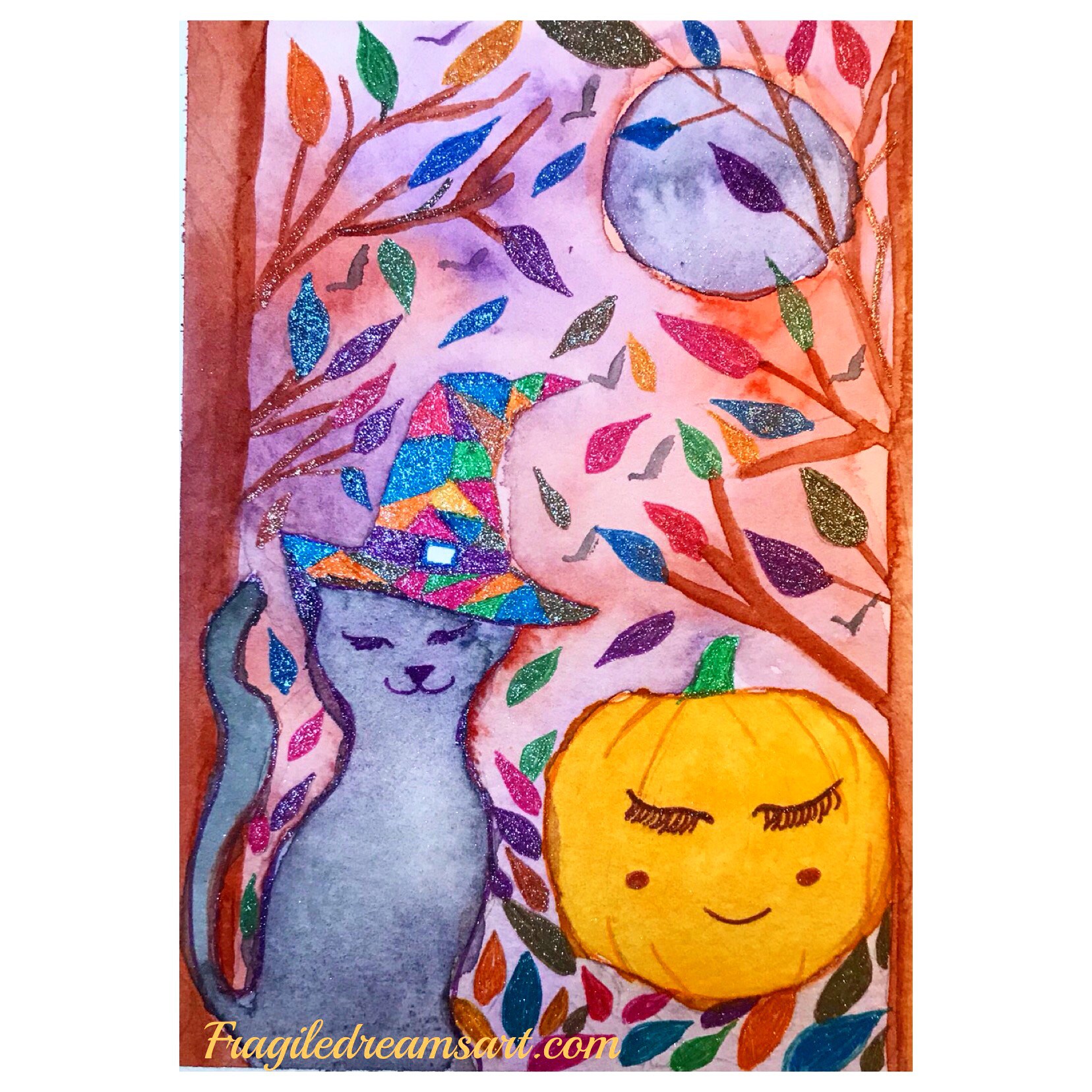 1656x1656 Halloween Watercolor Paintings Fragiledreamsart