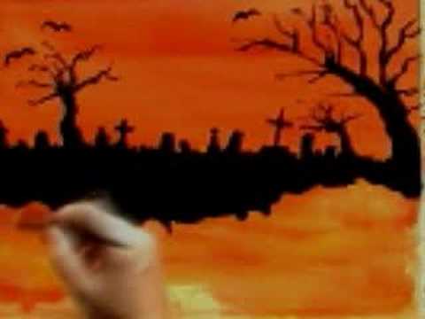 480x360 Spooky Halloween Speedpainting