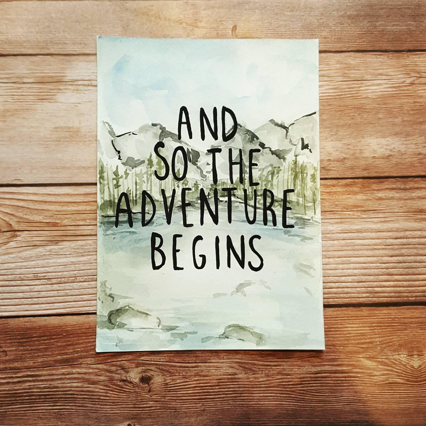 1388x1388 Forest Watercolor Watercolor Landscape Calligraphy Art Etsy