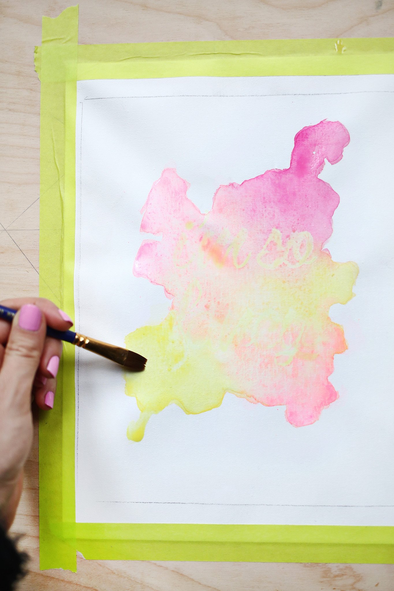 1365x2048 Hand Lettering +watercolor 101 The Beehive