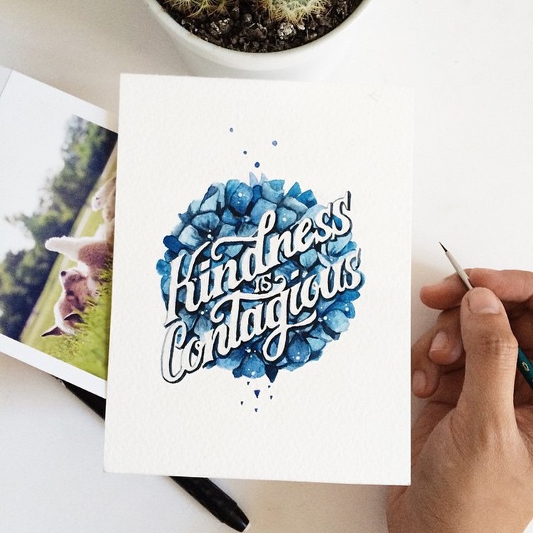 750x750 Creative Watercolor Hand Lettering Quotes By June Digan